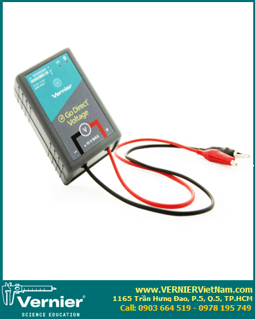 GDX-VOLT, Cảm biến đầu dò điện áp /Dải điện áp đầu vào: ±20V /công nghệ Bluetooth và Cáp USB [Go Direct® Voltage Probe [GDX-VOLT]  hiệu VERNIER 